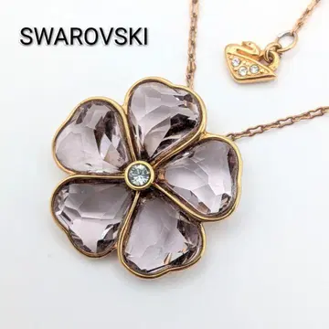 SWAROVSKI 스와로브스키 플라워 컬러 크리스탈 목걸이