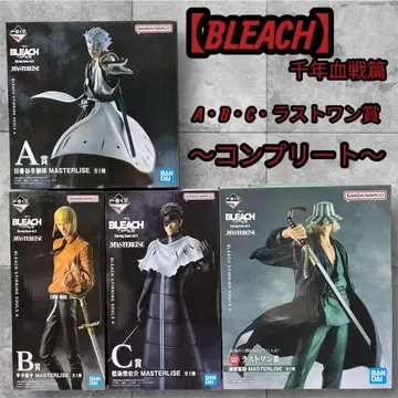 제일복권 BLEACH 천년혈전편 F상 퍼즐풍 아크릴 스탠드 3종