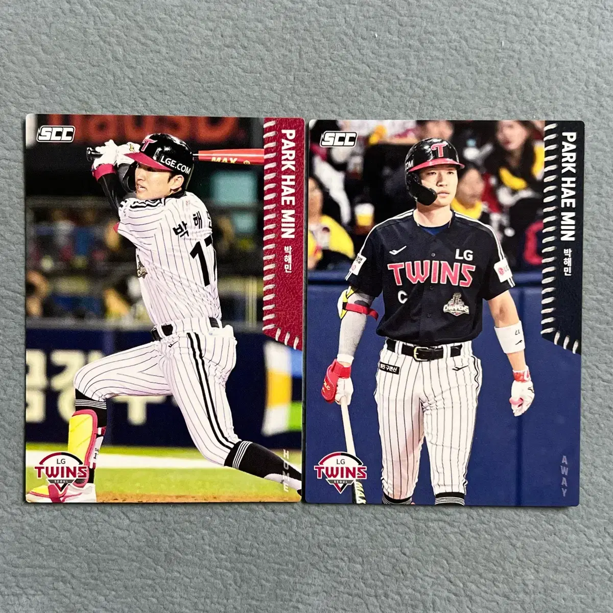 2026 kbo scc 오피셜 LG 박해민 홈/원정 2장 일괄