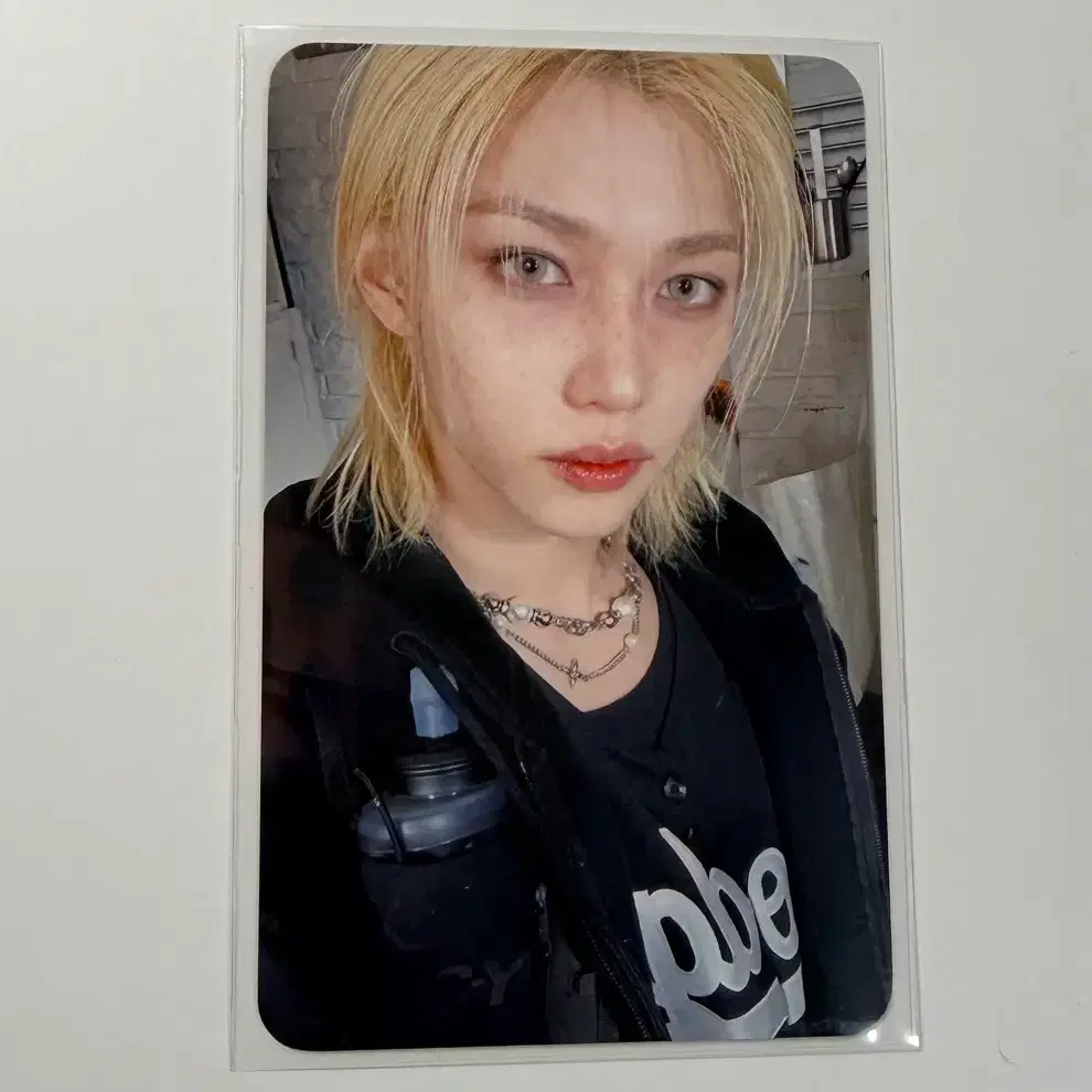 Stray Kids Felix Karma QR Poca Photocard + Pepero Postcard