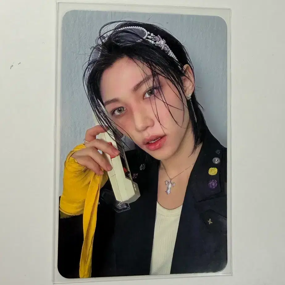 Stray Kids Felix Karma QR Poca Photocard + Pepero Postcard