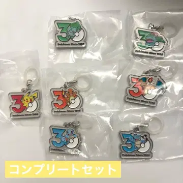 포켓몬 30주년 메탈 참 마스코트 컴플리트 세트