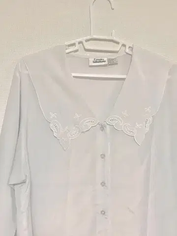 빈티지 세일러 카라 블라우스