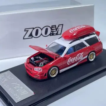 1/64 Zoom 닛산 WC34 260RS 스테이지아 왜건 코카콜라