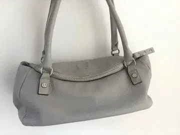 U by ungaro 유바이웅가로 천연 가죽 가죽 원형 핸드백 주름