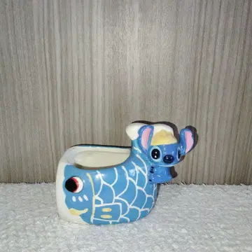 스티치 고이노보리 소품함 오브제 피규어 장식품 수납함 Disney