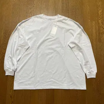 Graphpaper L/S 오버사이즈 티 화이트 FREE