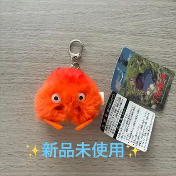 택 포함 새상품 칼시퍼 폭신 키링 하울의 움직이는 성 GHIBLI