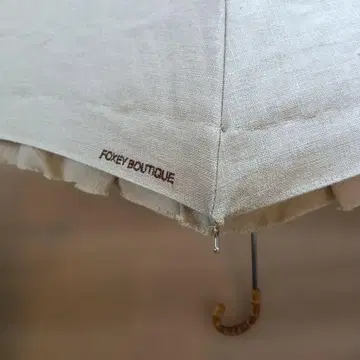 FOXEY BOUTIQUE 양산 대나무 핸들 프릴