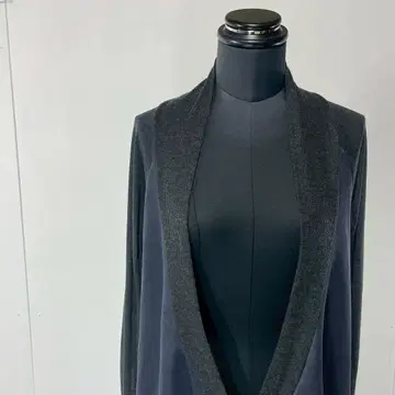 STELLA CIFFON 일본제 절개 이소재 긴팔 가디건 36