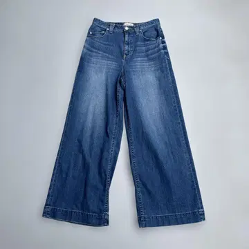 야누크 다크 블루 와이드 데님 팬츠 57181021