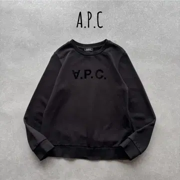 [새상품급] APC 최근 모델 맨투맨 트레이닝복 로고