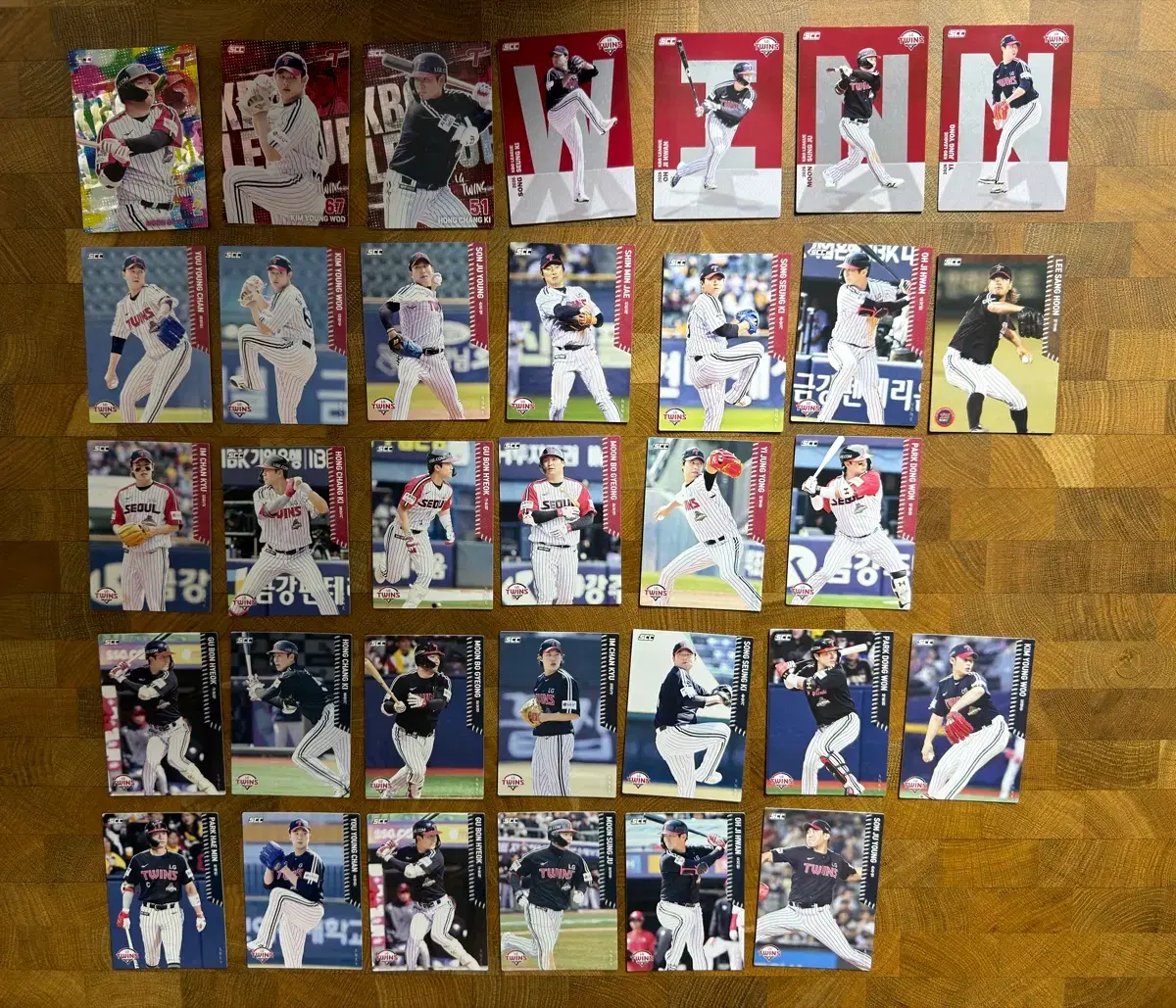 LG트윈스 2026 kbo 카드 엘지 문보경 패러렐 엘지 알파벳