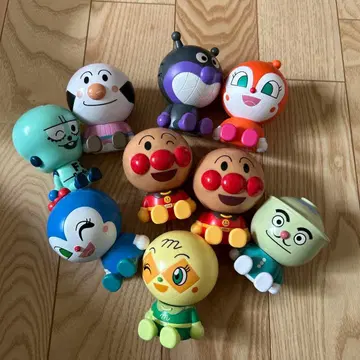 호빵맨 캡슐 변형 피규어 9체 세트