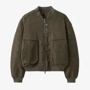단델 DD cropped studded MA-1 jacket (KHAKI) | 점퍼 | 번개장터 중고거래