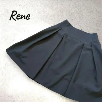 Rene 르네 손세탁 플레어 스커트 A라인 고급
