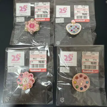 시마무라 오쟈마녀 도레미 브로치 4종 25주년