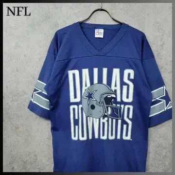 구제 의류 90s USA NFL 댈러스 카우보이즈 빈티지 T셔츠 블루