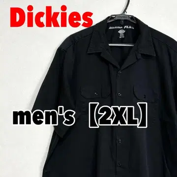 A756 [ Dickies ] 반팔 워크 셔츠 [ 2XL ] 블랙