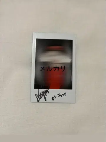 ampersandone 마카야 사인 폴라로이드 사포라