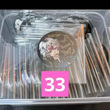 초기 굿즈 아쿠네코 악마 집사와 검은 고양이 아몬 캔뱃지