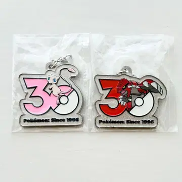 포켓몬 30주년 메탈 참 마스코트 뮤우 그라돈