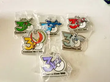포켓몬 30주년 메탈 참 마스코트 세미 컴플리트