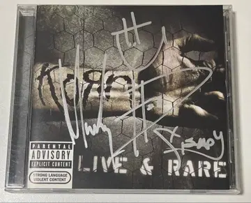 KORN LIVE & RARE 사인 포함 CD