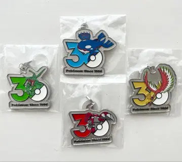 포켓몬 30주년 메탈 참 마스코트 레쿠자 그란돈 가이오가