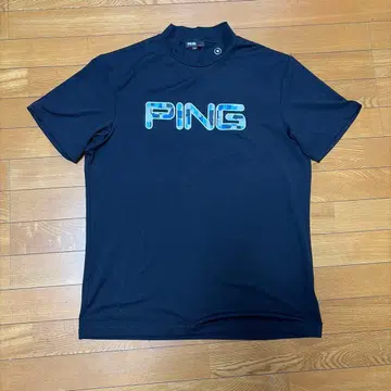 새상품급 PING 반팔 하이넥 셔츠 L