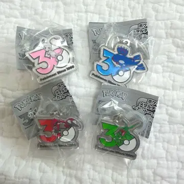 포켓몬 30주년 기념 메탈 참 마스코트
