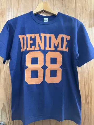 웨어하우스제 DENIME 프린트 T셔츠 Number 88 M