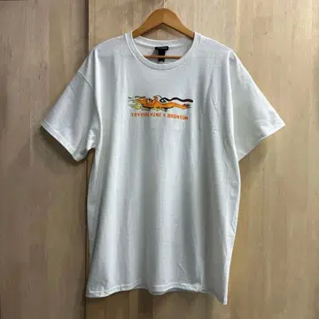 브론슨 토이머신 프린트 티셔츠 skate sk8