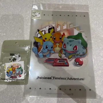 포켓몬 A4 클리어 파일 30주년 pokemon 칸토 스티커