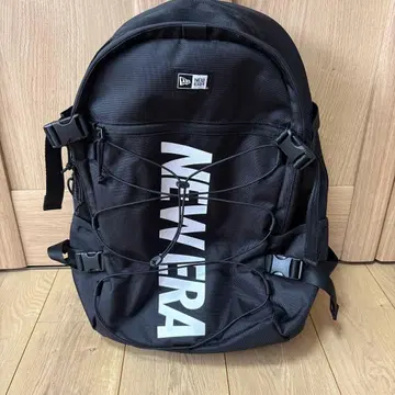 New Era 블랙 백팩