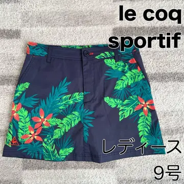 르꼬끄 스포르티브 여성용 이너 팬츠 포함 스커트 보태니컬 무늬 9호