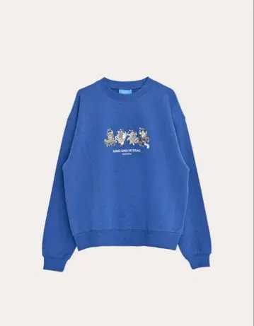 미개봉 새상품 킹누 King Gnu Blue M 맨투맨 트레이닝복