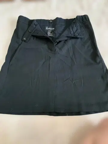 ANN DEMEULEMEESTER 울 미니 스커트 블랙 가격 협의 가능