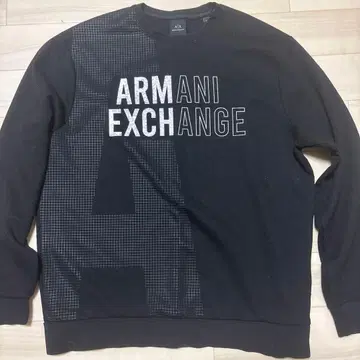 ARMANI EXCHANGE 맨투맨 블랙 M 사이즈
