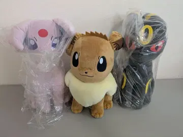 포켓몬스터 메챠모후굿토 봉제 인형 블래키 에브이 이브이