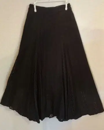 BEAMS 레이스 롱 스커트