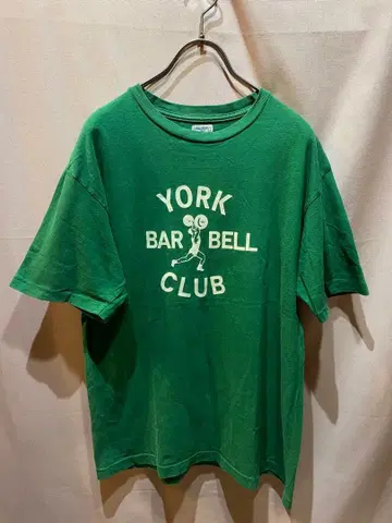 YORK BARBELL CLUB 티셔츠 DUBBLEWORKS 그린 M