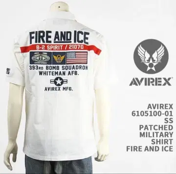 AVIREX 아비렉스 U.S.AIR FORCE 반팔 셔츠 XL 사이즈
