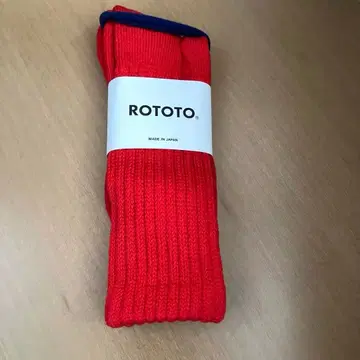 미사용 새상품 일본제 ROTOTO 루즈 파일 크루 삭스 양말 M