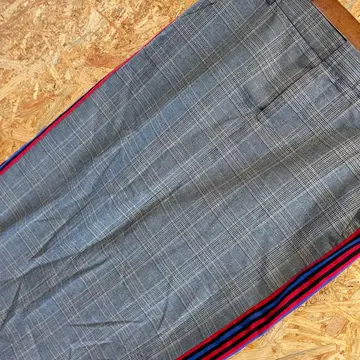 AE10189 ZARA WOMAN 타이트 스커트 브라운 체크