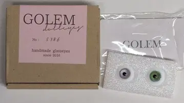 golem esora 인형 눈동자 퍼플 계열 그린 계열 라메 18mm