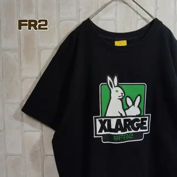 FR2 엑스라지 반팔 티셔츠 블랙 스모킹
