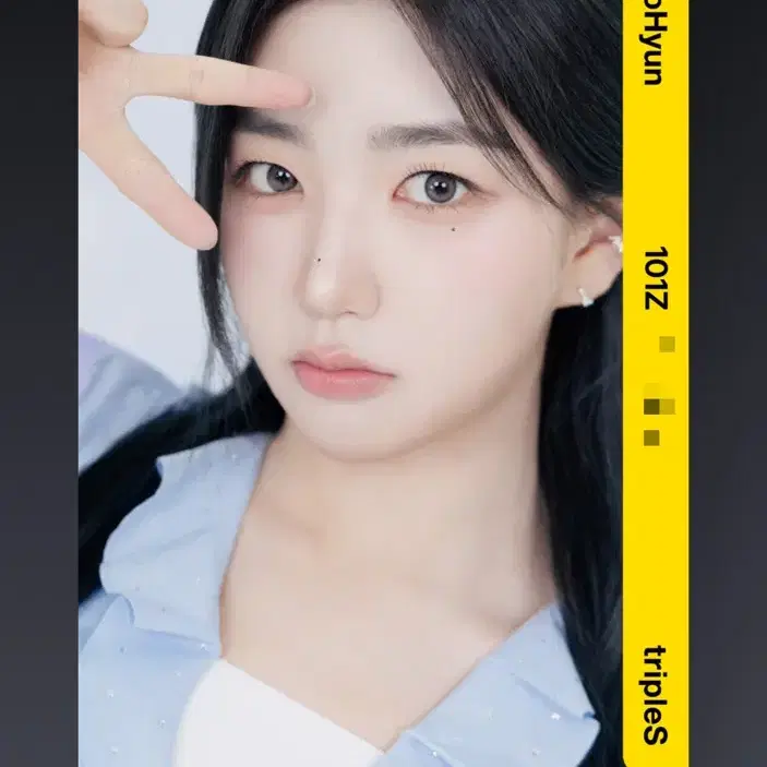 Triples Sohyun genuine sign polaroid sign polaroid fansign