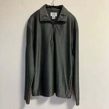 90S ARMANI EXCHANGE 하프 지퍼 그레이 L