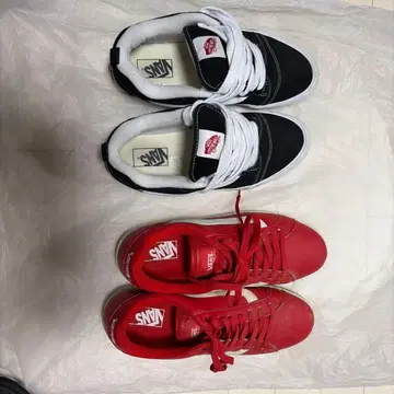 VANS 스니커즈 블랙 레드